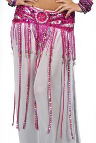 Sequin Butterfly Belt with Satin Straps - M/L 36'' - FUC