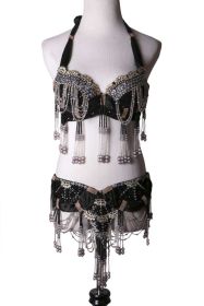 Costume 2 pc Set - Black - SM