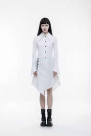 Gothic Long Shirt - White - S