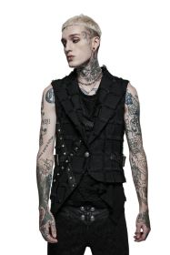 Gothic Asymmetric Vest - L