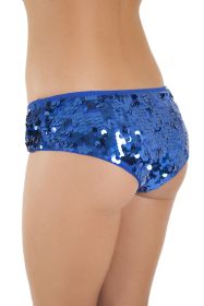 Booty Paillette Panty - Royal- SM