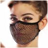 Mesh rhinestone mask