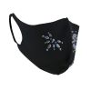 daisy rhinestones face mask