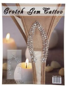 Crotch Gem Tattoo - Clear/Clear