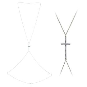 r cross body chain - Silver