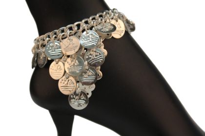 Coin anklet - Silver