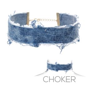 g 30mm denim choker neck db