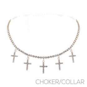 g rs 5 cross choker/collar