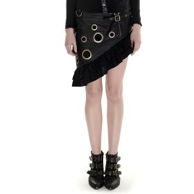 Steampunk Flounce Skirt Kilt-S