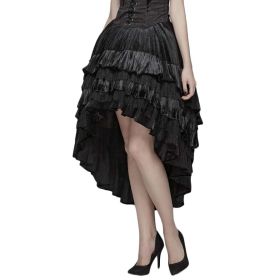 Gothic Dark Grain Velvet Halk Skirt - XS/S