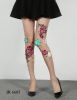 Fishnet Pantyhose floral - rose petals