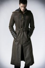 Steampunk Coat with Belts - XL