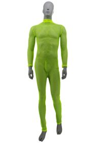 Net catsuit , Neon Yellow-3XL