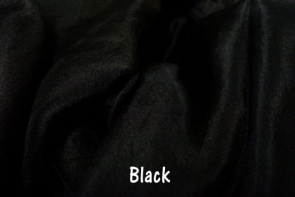 Silk Veil - 1/2 Circle - Black