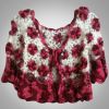 Top - Wool Crochet - Rose