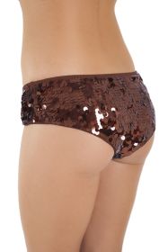 Booty Paillette Panty - Copper - ML