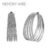 50 mm 5 Line Memory Wire Hoops