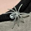 Spider Brooch, Rhinestone