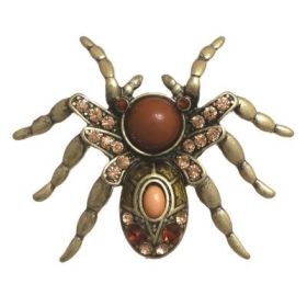 Brown Spider Pin