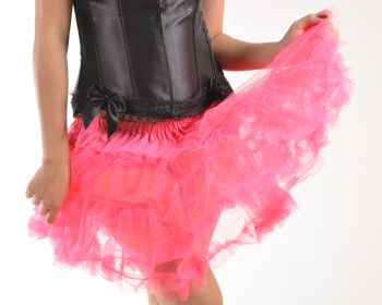 Ruffle Petticoat - Neon Pink - One Size