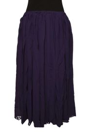 Rayon Skirt Plain - Purple