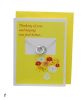 Rhinestone 2 Rings Get Well Card