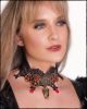 Steampunk Lace Choker with skull charm