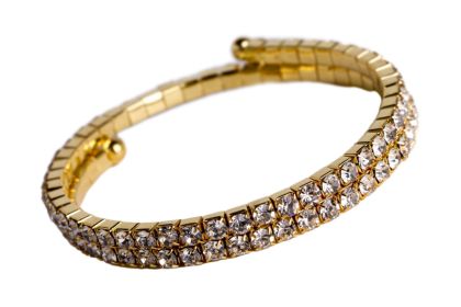 Spiral Bracelet - 2 row - Gold