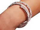 Spiral Bracelet - 3 row - Gold