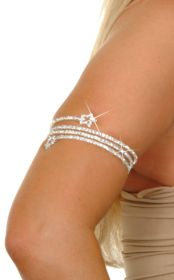 Spiral Armband - Star - Silver