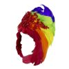 Costume Headpiece Beaded - Rainbow