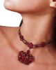 Crown Charm Choker with Earrings