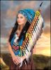 Native American Talking Feather Stick