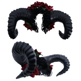 Headband Devil Big Horn - Black/Red