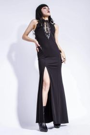 Gothic Sexy Sleevless Dress-L