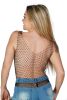 Rhinestone Crochet Top - o/s