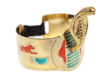 Egyptian Snake Armband - Gold