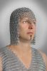 Chainmail Hood Galvinised Iron - Short