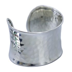 Hammered Cuff - Silver