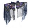 Beaded Scarf with Collar - Multi