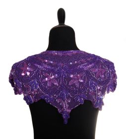 Beaded Collar - Purple