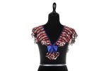 Beaded Collar-Star & Stripes