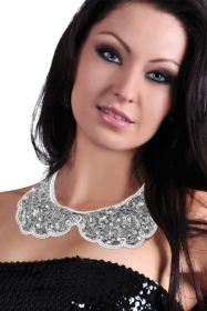 Sequin Collar - Silver