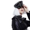 Gothic Studded Captain Hat