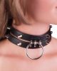 2 rows choker w/spikes