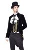 Pirate Swallowtail Coat with Gold Embroidery - XL