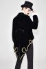 Pirate Swallowtail Coat with Gold Embroidery - XL