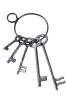 Iron Jailhouse Pirate Key Bunch..key sizes: 2½-6"