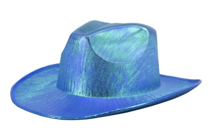 Metallic Turquoise Cowboy Hat