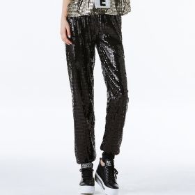 Sequins Pant Black - L